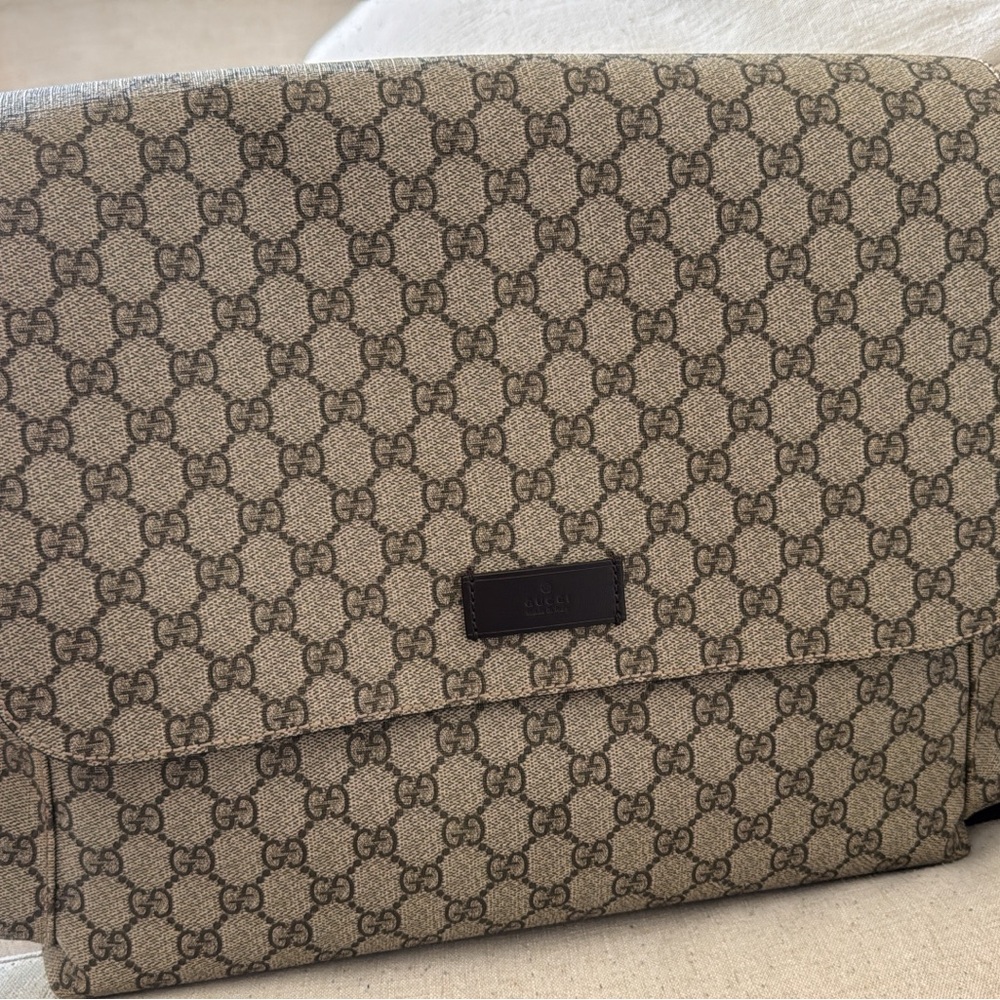 Gucci Kids Brown Monogram Bag